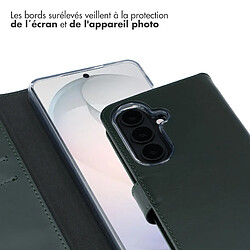 Acheter Selencia Étui portefeuille en cuir véritable pour Samsung Galaxy S26 - Vert