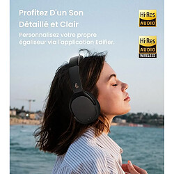 Edifier WH950NB Casque circum-aural Bluetooth avec ANC, Hi-Res, autonomie de 55h, Noir