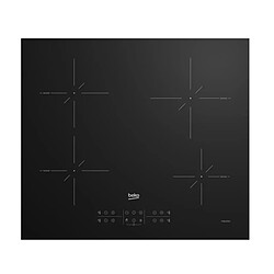 Table de cuisson induction 59cm 4 feux 7200w noir - HII64200SMT - B300 - BEKO