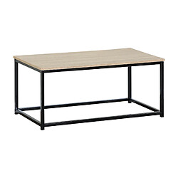 Concept Usine Table basse rectangle 90x48cm bois TIVI