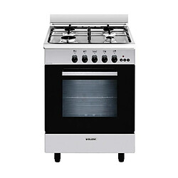 Glem GA660CMIX Cuisinière gaz 60 cm 4 foyers Four gaz 67 L