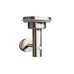 Lumihome Applique extérieure solaire GENOVA avec détecteur de mouvements Inox