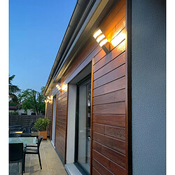 Acheter Lumihome Applique extérieure Pyramide 1500 lumens Noir