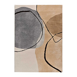 ATTICGO Tapis abstrait LESSIA beige/gris 120x180 cm