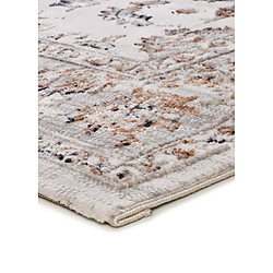 Avis ATTICGO Tapis vintage á relief KEOPS beige/rouille/bleu 154x230 cm