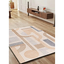 ATTICGO Tapis géométrique ASTRA beige/multicolore 160x230 cm