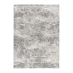 ATTICGO Tapis abstrait à relief ORIS gris 115x170 cm