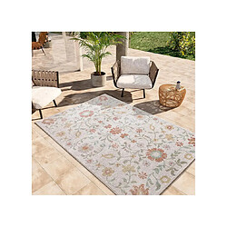 Atticgo SAMARA 54578 - 120x170 cm - Beige multicolore pas cher