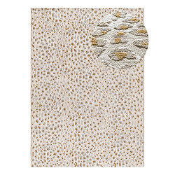 ATTICGO Tapis moderne à relief AMARA gris/crème 160x230 cm