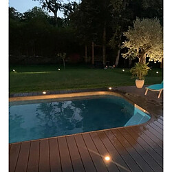 Acheter Lumihome Spot encastrable rond pour abords de piscine à douille GU5.3