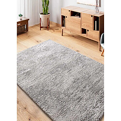 ATTICGO Tapis abstrait à relief ORIS gris 115x170 cm