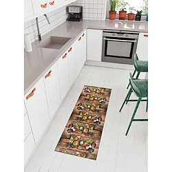 ATTICGO Tapis de cuisine épices RICCI multicolore 52x100 cm