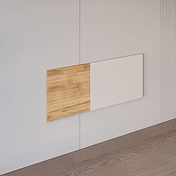 Pegane Tête de lit simple coloris Beige/chêne Mauvella