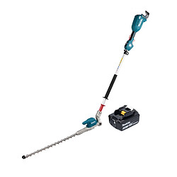 Makita DUN 500 WT Taille-haies sans fil 18 V 50 cm Brushless + 1x 5,0 Ah - sans chargeur