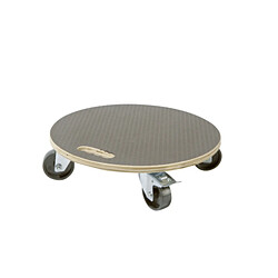Support à roulettes bois Strong Ø 50cm - Marron - Nortene