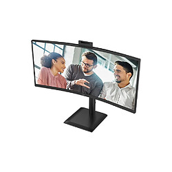 AOC CU34E4CW Écran 34'' UltraWide WQHD 120Hz Webcam 5MP USB-C 90W
