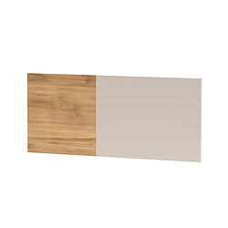 Pegane Tête de lit simple coloris Beige/chêne Mauvella