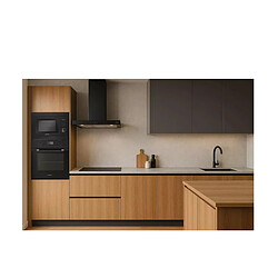 Hotte décorative murale 90cm 636 m3/h noir - AHBS960BK - AIRLUX pas cher