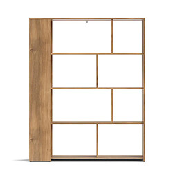 Pegane Bibliothèque Étagère décorative coloris Beige/chêne Mauvella