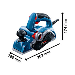 Bosch GHO 20-82 (C) 06015A9100 Rabot électrique 82 mm 700 W