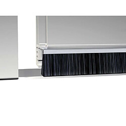 ELLEN IBS 90° Profil de seuil aluminium 3 m brosse noire 19 mm