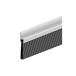 ELLEN IBS50 Seuil de porte aluminium brosse polypropylène 300 cm