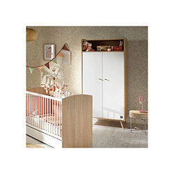 Sauthon Access Pack chambre bébé 3 pièces 120x60 Bois/Blanc pas cher
