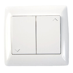 CHERUBINI AI90281CBR Mécanisme double poussoir mural blanc