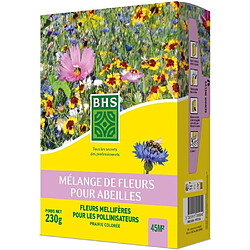 Mélange de fleurs pour abeilles - BHS - 230 g - 26 variétés de fleurs annuelles