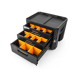 TOUGHBUILT INDUSTRIES TB-B1-D-73 Coffre à outils empilable 3 tiroirs IP65 noir