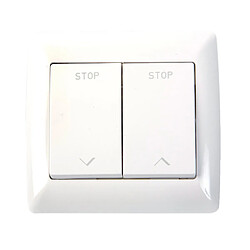 CHERUBINI AI21290-C Mécanisme double poussoir encastré blanc