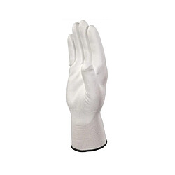 Delta Plus VE70210 Gant tricoté enduit blanc T10 13 gauge paume PU