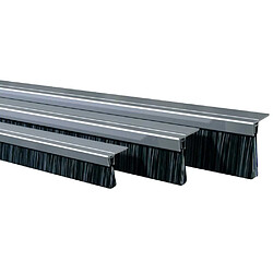 ELLEN IBS 90° Profil de seuil aluminium 3 m brosse noire 19 mm