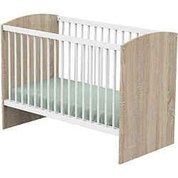 Acheter Sauthon Access Lit 120 x 60 cm + Commode 3 tiroirs Bois/Blanc