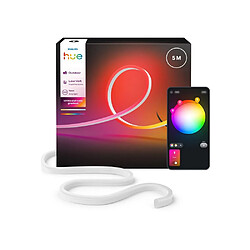 Philips Hue Neon Outdoor Lightstrip 5 m bande LED extérieure RGB+Blanc