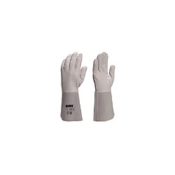 GISS G-WELD TIG 840057 Gants de soudure TIG cuir agneau beige 15 cm