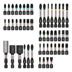 Bosch 2608521U89 Coffret embouts PRO Impact 50 pièces 1/4" hex