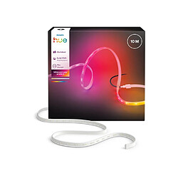 Avis Philips Hue Outdoor Flux Lightstrip 10 m bande LED extérieure RGBW IP67
