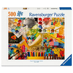 Ravensburg Studio Art 500 pièces Puzzle - Atelier d'art mixte