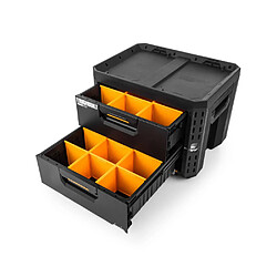 TOUGHBUILT INDUSTRIES TB-B1-D-72-BEA Mallette StackTech 2 tiroirs 53 x 40,5 x 39,5 cm