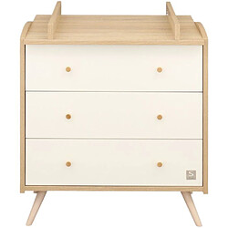 Table à langer - SAUTHON - Access - 3 tiroirs - Surface à langer 55,5 x 76 cm - Bois/Blanc