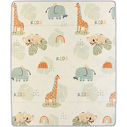 Tinéo Tapis maxi réversible 150x180 cm animaux & circuit