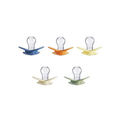 Avis Nuby Lot de 5 tétines orthodontiques silicone 18-36 mois multicolore