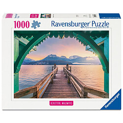 Ravensburg 12001762 Puzzle 1000 pièces Lac d'Annecy Ponton romantique