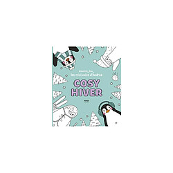 Les Mini Colos d'Andréa Cosy Hiver Coloriage adulte 14 x 16 cm