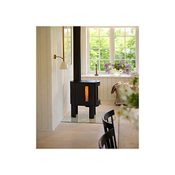 Avis Aduro 23 Poêle à bois indépendant 3-9 kW verre incurvé noir mat