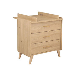 Sauthon Pack chambre bébé Arty Lit 120x60 Commode 3 tiroirs Armoire pas cher