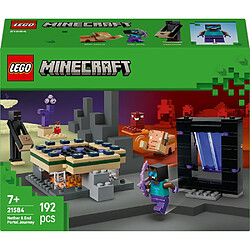 LEGO 21584 Minecraft Voyage Portails Nether et End - Set 192 pièces