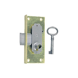 Select S514A30GLBL Serrure à entailler bibliothèque 30mm axe 50mm gauche