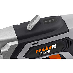 MEISTER MAS36 Visseuse sans fil - 3.6V Li-ion - Batterie 2.0 Ah - Couple 5 Nm pas cher